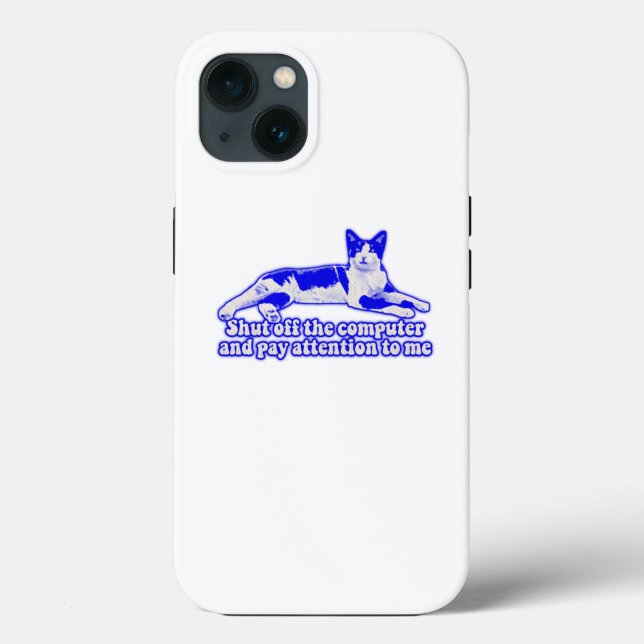 Coques Case-Mate iPhone Mème de chat grincheux amusant pour les propriétai (Verso)