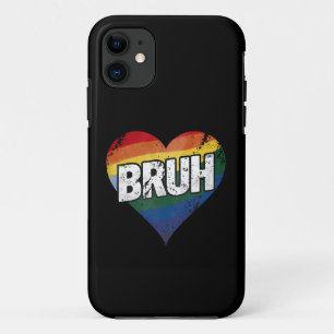 Case-Mate iPhone Case Mème drôle de Bruh salutation de frère Fierté gay 
