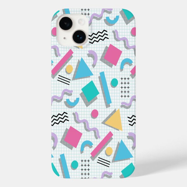 Coques Case-Mate iPhone Memphis Shapes (Verso)