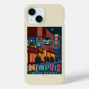 Coque Pour iPhone 15 Memphis, TN Beale Street Neon