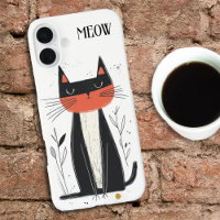 Meow. Illustration de chat confiant
