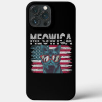 Meowica 4th of July Cat Lover Patriotic USA