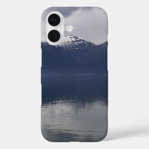 Coques iPhone 16 Mer d'Alaska brumeuse aux nuances de bleu