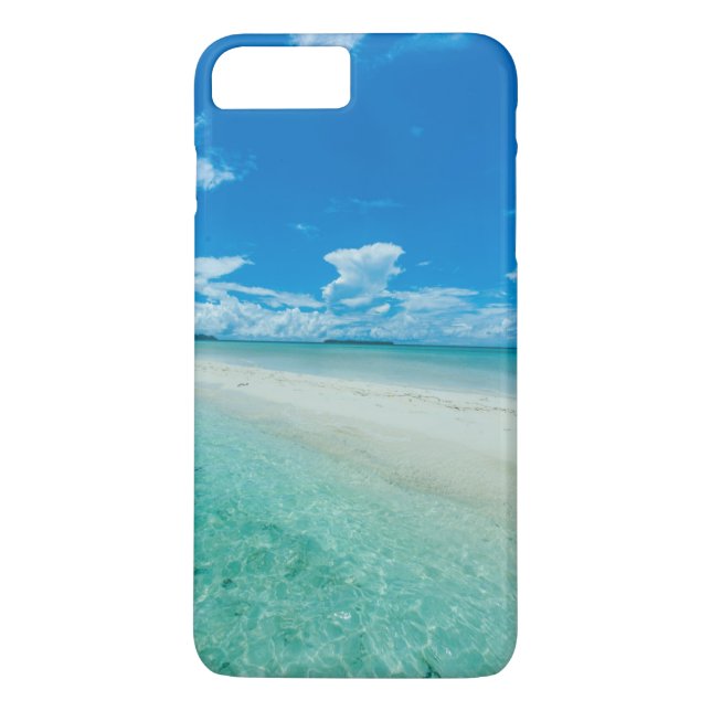 Coques Case-Mate iPhone Mer tropicale bleue, Palau (Dos)