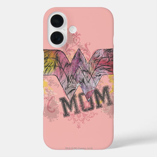 Coques Case-Mate iPhone Merde Maman Médias Mixtes (Verso)