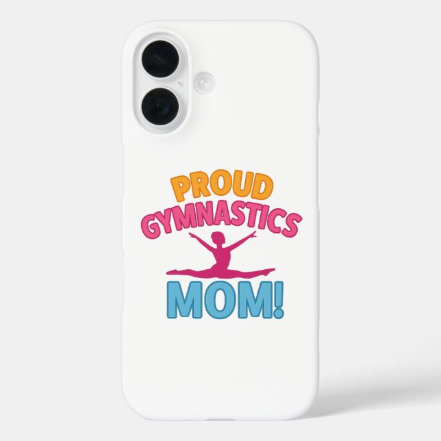 Coques Case-Mate iPhone Mère de gymnaste fière (Verso)