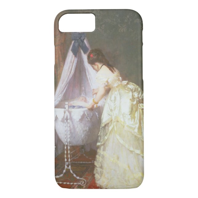 Coques Case-Mate iPhone Mère et bébé, 1869 (huile sur le panneau) (Dos)