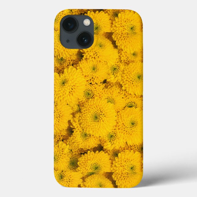 Coques Case-Mate iPhone Mères de jardin jaune chrysanthèmes fleur (Verso)