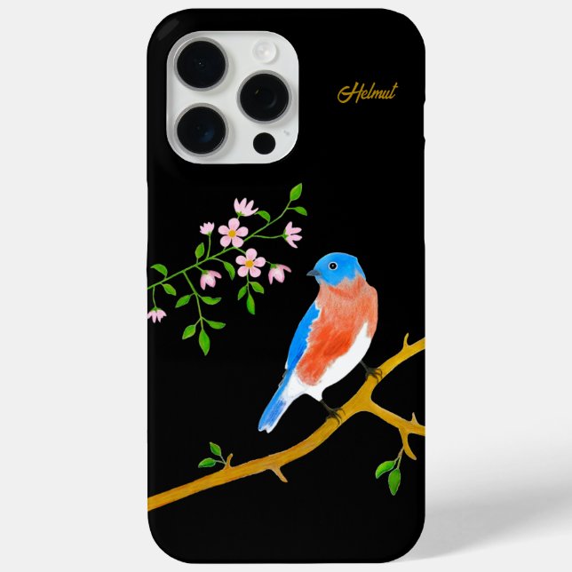 Coques Case-Mate iPhone Merles bleus (Verso)
