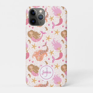 Case-Mate iPhone Case Mermaid mignon rose fille Monogramme