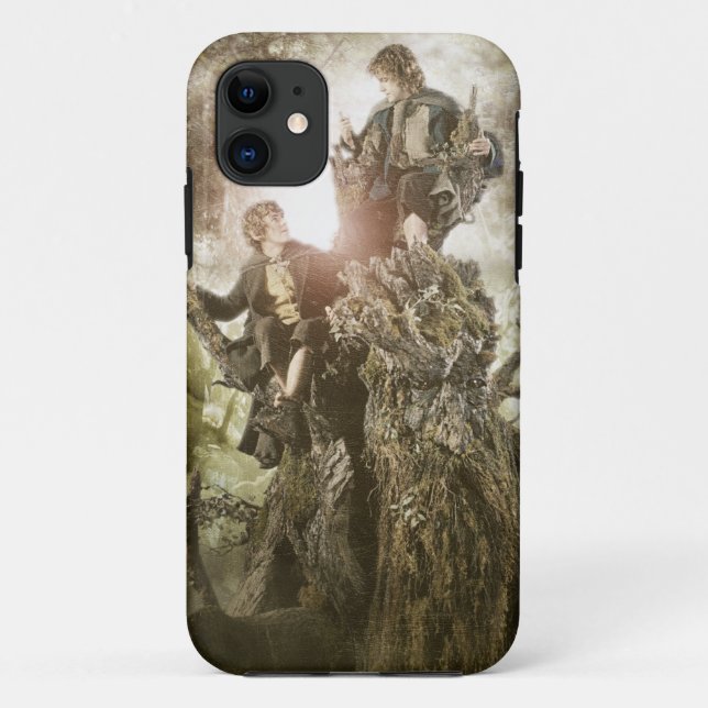 Coques Case-Mate iPhone Merry and Peregrin on Treebeard (Dos)