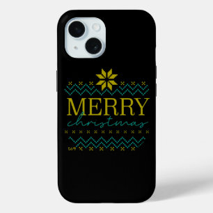 Coque Pour iPhone 15 MERRY NOËL drôle Noël