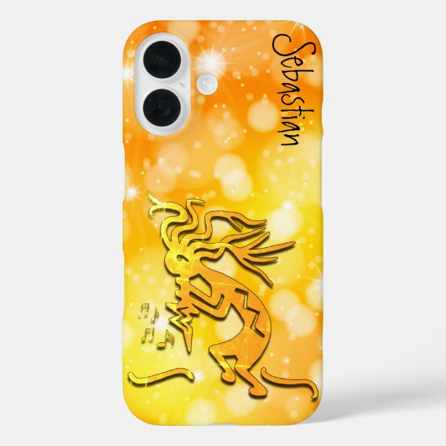 Coques Case-Mate iPhone Merrymaker Kokopelli Musical Notes custom Nom (Verso)