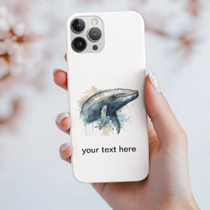 Case-Mate iPhone Case Merveille de baleine à l'aquarelle, personnalisé