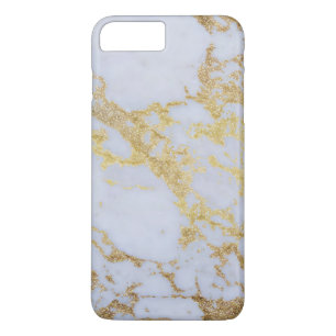 Coque iPhone 7 Plus Merveilleux marbre de parties scintillant moderne