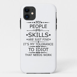 Case-Mate iPhone CASE MES COMPÉTENCES SONT JUSTE FIN