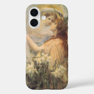 Coques iPhone 16 Message de l'ange par George Swinstead, Art vintag
