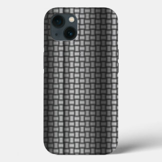 Case-Mate iPhone Case Métal : Acier Métal Weave High Res