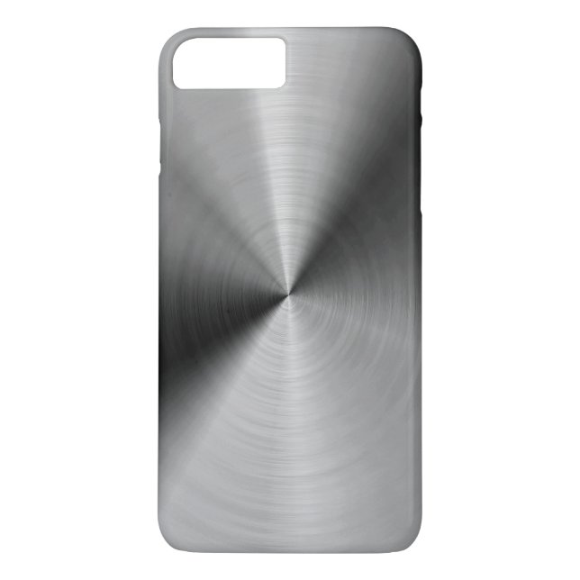 Coques Case-Mate iPhone Métal argenté balayé (Dos)