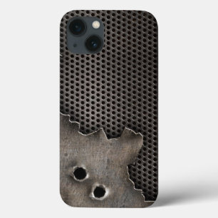 Coques Pour iPhone Métal avec l'arrière - plan de trous de balle