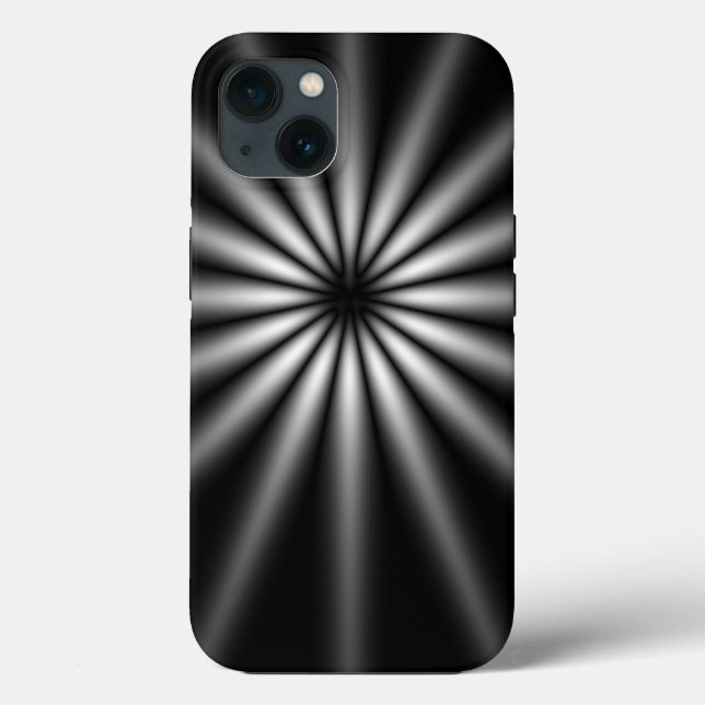 Coques Case-Mate iPhone Métal : Démarrage en acier inoxydable foncé (Verso)