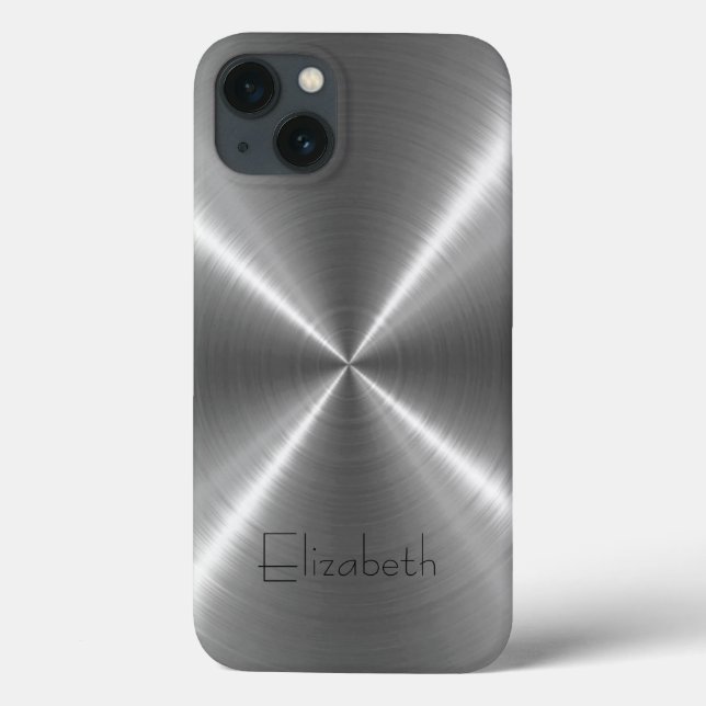 Coques Case-Mate iPhone Métal en acier inoxydable (Verso)