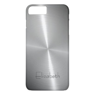 Coques Pour iPhone Métallique en acier radial brillant frais
