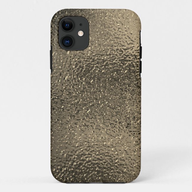 Coques Case-Mate iPhone Métallure de bronze martelé| Personnalisé (Dos)