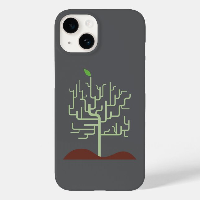 Coques Case-Mate iPhone Métamorphose symbolique Conception de croissance (Verso)