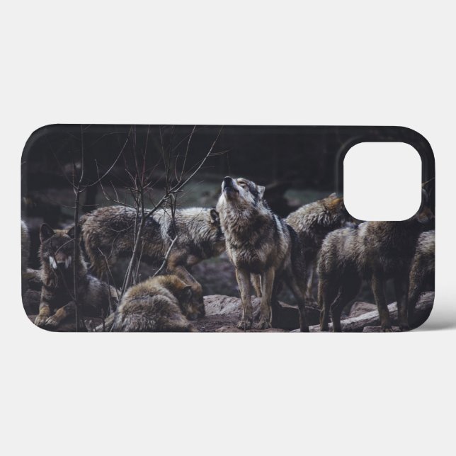 Coques Case-Mate iPhone Meute de loups (Verso (horizontal))