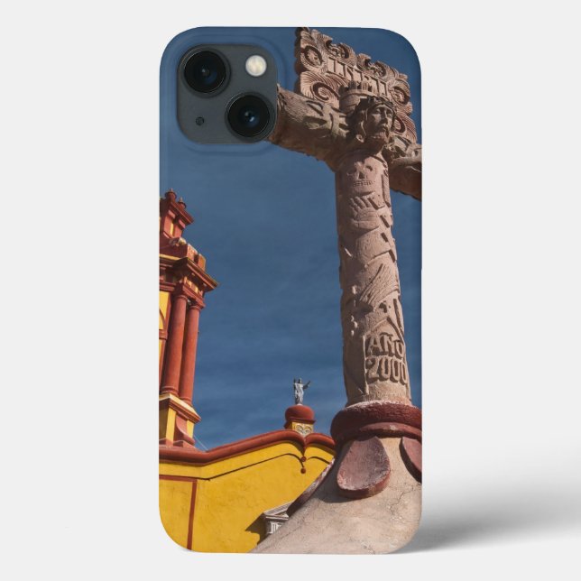 Coques Case-Mate iPhone Mexique, Bernal. Vue de l'Iglesia de San Sebastian (Verso)