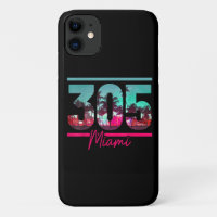 Miami 305 indicatif régional Floride vintage palmi