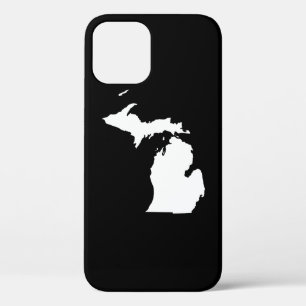 Case-Mate iPhone Case Michigan en blanc et noir