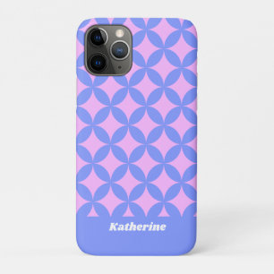 Case-Mate iPhone Case Mid Century Motif rose violet personnalisé