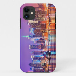 Etui iPhone Case-Mate Midtown Manhattan la nuit avec l'empire Stae