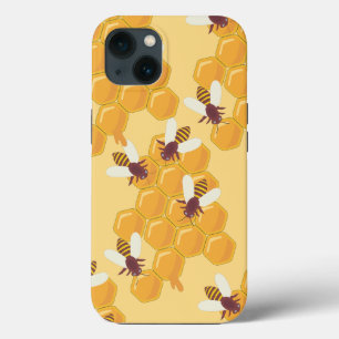 Case-Mate iPhone Case Miel abeilles et Honeycomb Design Coque-Mate iPhon