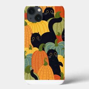 Case-Mate iPhone Case Mignon chat noir et citrouille Halloween sans cout