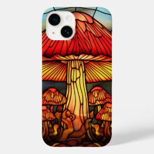 Coque Pour iPhone 14 mignon motif de champignons tachés