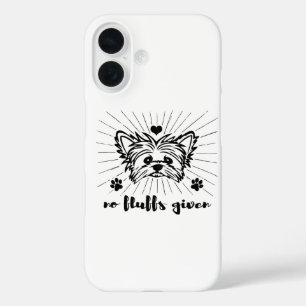 Coques iPhone 16 Mignon Yorkshire Terrier Memes Blague "Je M'en Fic