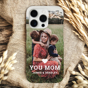Coques iPhone 16 Pro Mignonne COEUR T'AIME MÈRE Fête des Mères Photo