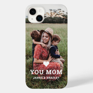 Coque Pour iPhone 14 Plus Mignonne COEUR T'AIME MÈRE Fête des Mères Photo