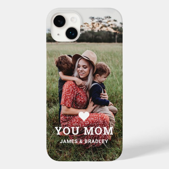 Coques Case-Mate iPhone Mignonne COEUR T'AIME MÈRE Fête des Mères Photo (Verso)
