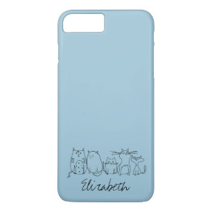 Coques Pour iPhone Mignonne et drôle Crazy Cat Lady