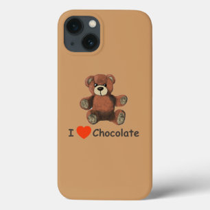 Case-Mate iPhone Case Mignonne I Coeur (Amour) Chocolat Teddy Ours