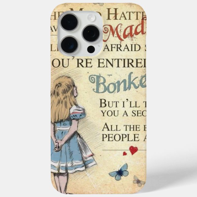 Coques Case-Mate iPhone Mignonne Inspiré Par Alice Au Pays Des Merveilles (Verso)
