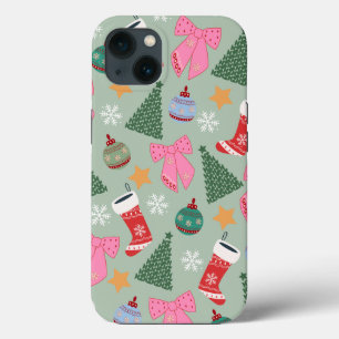 Case-Mate iPhone Case Mignonne Menthe verte de Noël