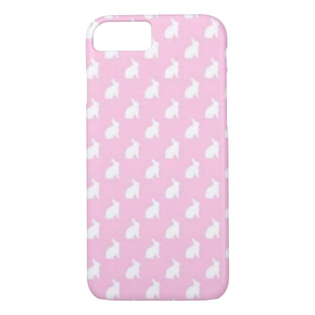 Coques Case-Mate iPhone Mignonne Motif lapin de Pâques (Dos)