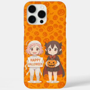 Coques iPhone 16 Pro Max mignonne mummy & vampire filles