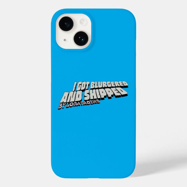 Coques Case-Mate iPhone Mikitiez espace dolly crâne chips hamburger french (Verso)