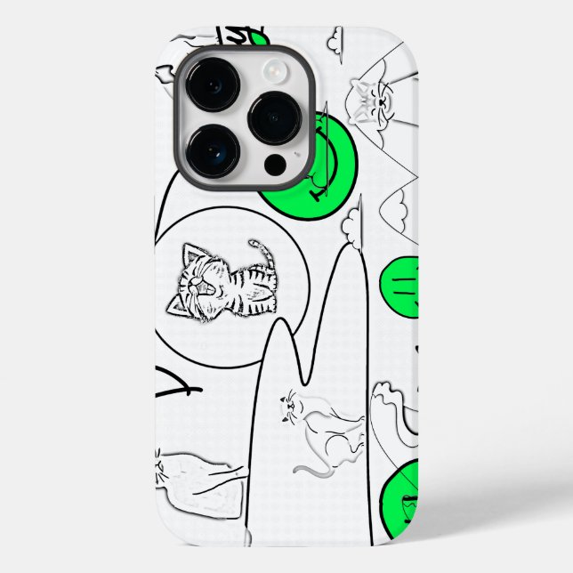 Coques Case-Mate iPhone Mikitiez meow été fêter plage (Verso)